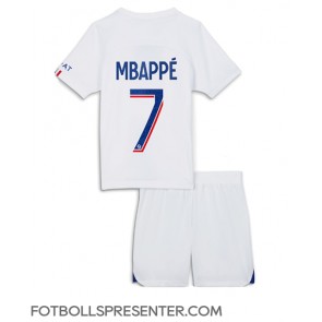 Paris Saint-Germain Kylian Mbappe #7 Tredje tröja Barn 2022-23 Kortärmad (+ korta byxor)